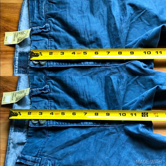 AMERICAN EAGLE Destroyed Slouchy Capri Pants Blue Size 8 Women’s - Picture 9 of 15